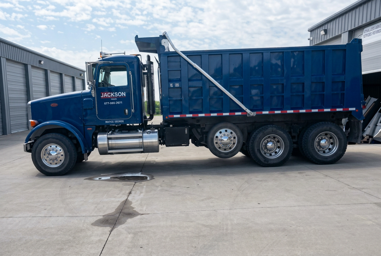Jackson Hauling dump truck